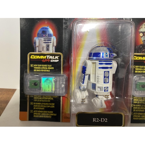 138 - 2 x Star Wars, Episode 1 Comm Talk Figures - R2-D2 & C-3PO