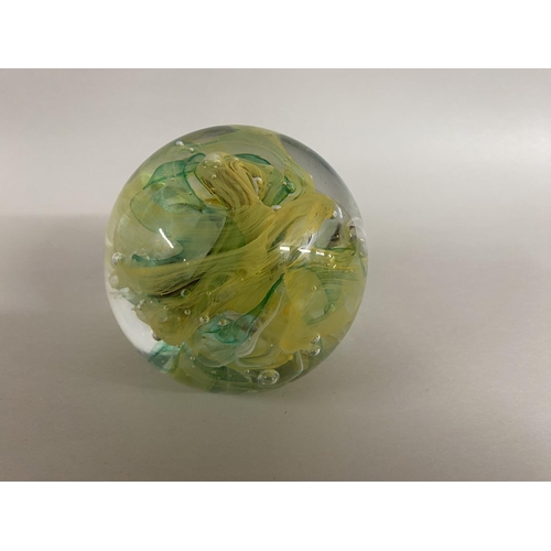 40 - Alum Bay Large Glass Paperweight