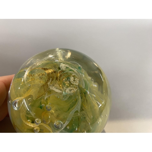 40 - Alum Bay Large Glass Paperweight