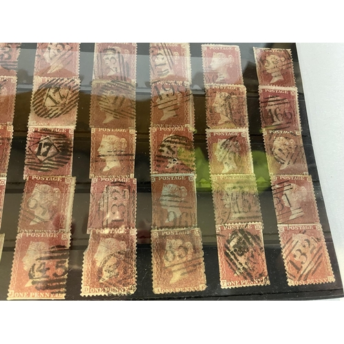 10 - Collection of Mixed Plate Penny Reds x 40