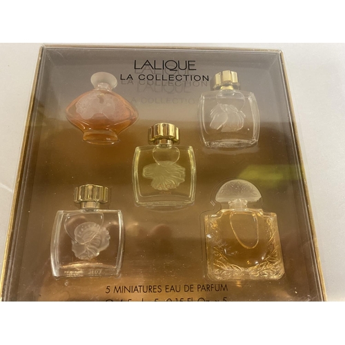 85 - Lalique 5 x Mini Perfume Collection - New