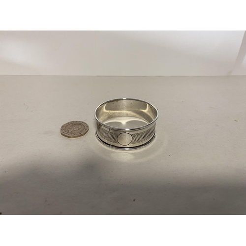 77 - Hallmarked Silver Napkin Ring - Birmingham 1929