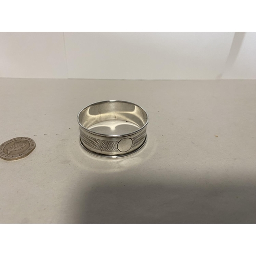 78 - Hallmarked Silver Napkin Ring - Birmingham 1929