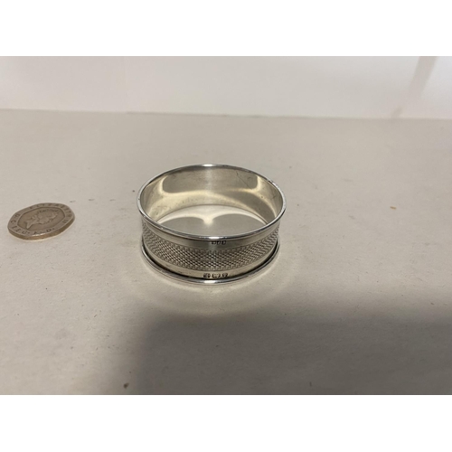 78 - Hallmarked Silver Napkin Ring - Birmingham 1929