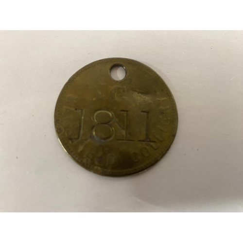 163 - Mansfield NCF Colliery 1811 Check Token