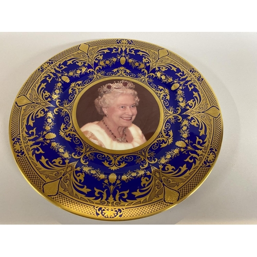 31 - Caverswall 'Queen Elizabeth 11' Commemorative 85th Birthday Plate, Limited Edition