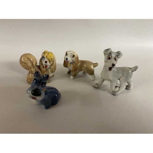 199 - 4 x Wade Lady & The Tramp Whimsies