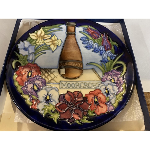 36 - Limited Edition Moorcroft Plate, 9