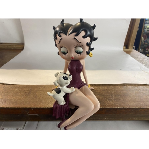 58 - Betty Boop Shelf Sitter, 18cm, Boxed