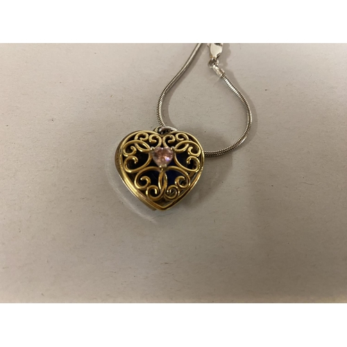 95 - 925 Silver Heart Locket