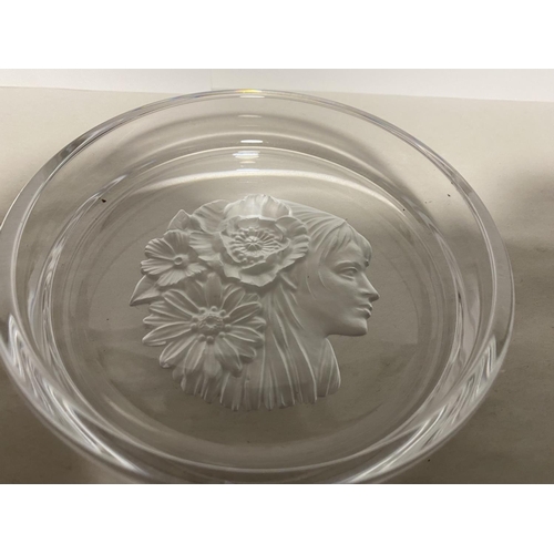 244 - Glass Engraved with Lady 6