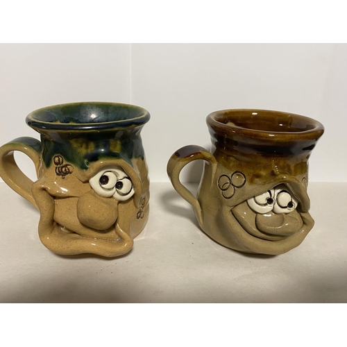 245 - 2 x Welsh Pottery Mugs