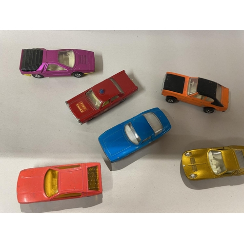 82 - 6 x Vintage c1970's Matchbox Cars in Good Condition