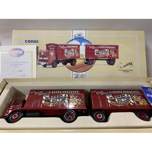 12 - Corgi - J.Ayres Amusement AEC Lorry, Boxed