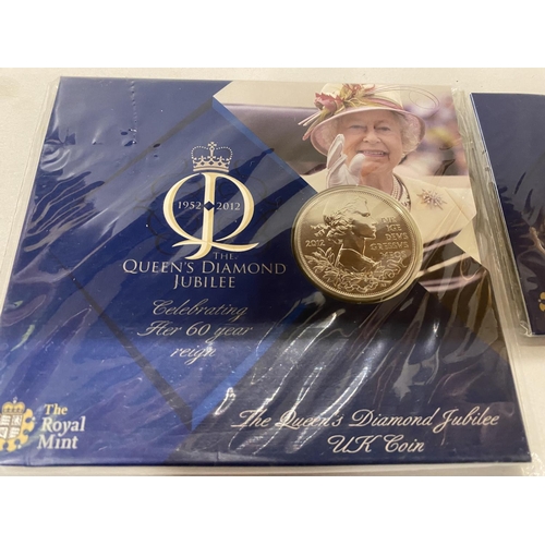 20 - Royal Mint - 2 x Queen's Diamond Jubilee Sealed Packs