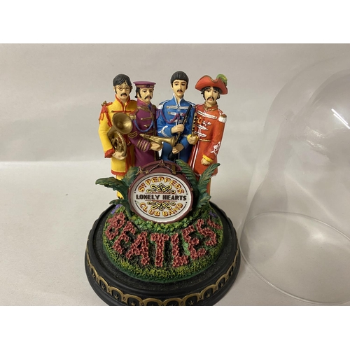 178 - Beatles Sgt Peppers Lonely Hearts Club band Limited Edition Figure in Glass Dome