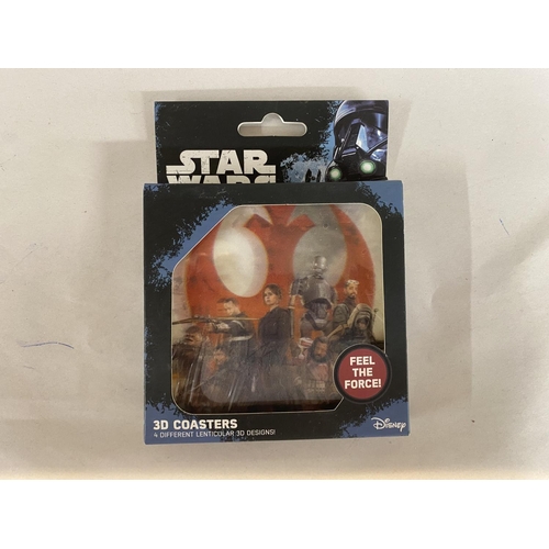 80 - Pack of Star Wars 3D Coasters - New