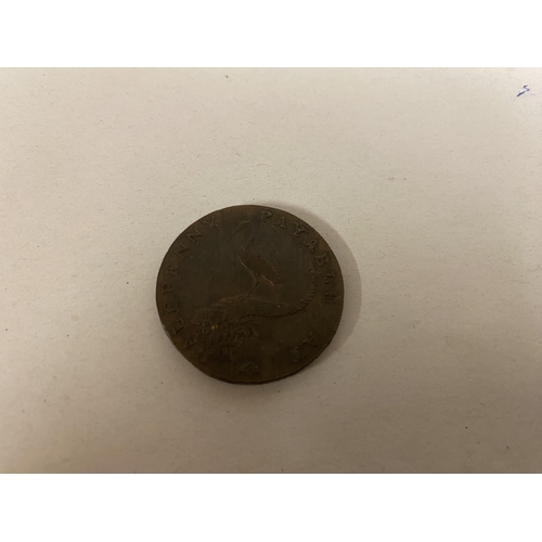 287 - 1792 Birmingham Half Penny Token