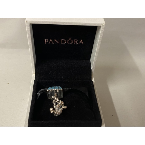 46 - Pandora Disney 'Jiminy Cricket' Silver Charm