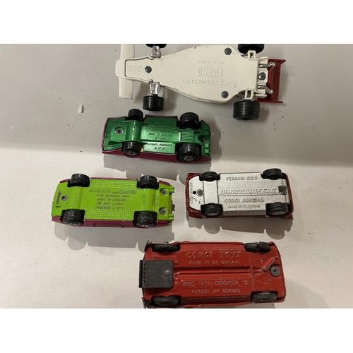 119 - 5 x Vintage Corgi & Matchbox Cars - Playworn but Good Condition