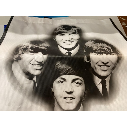 136 - Beatles Tote Bag, Tin Sign (12x8