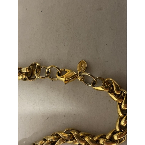 180 - Monet Gold Tone Bracelet