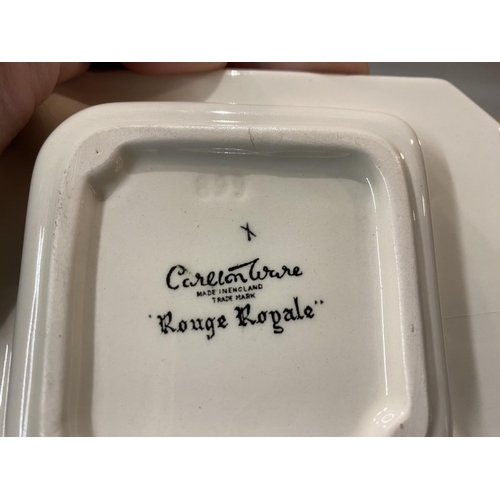 27 - Carlton Ware 'Kingfisher' Rouge Royale Ashtray 12cm