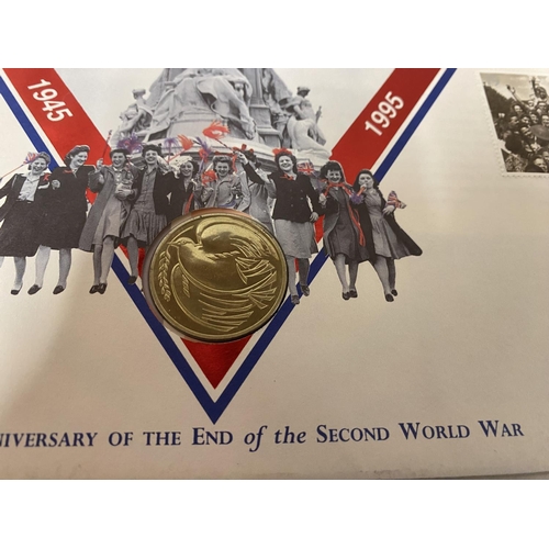 244 - 50th Anniversary of 2nd World War £2 Coin Cover