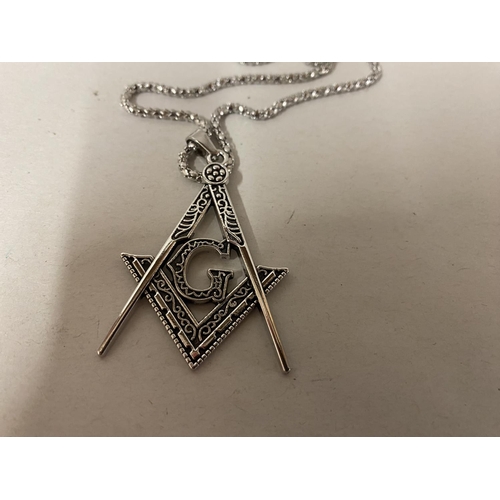 110 - Masonic Pendant on Chain