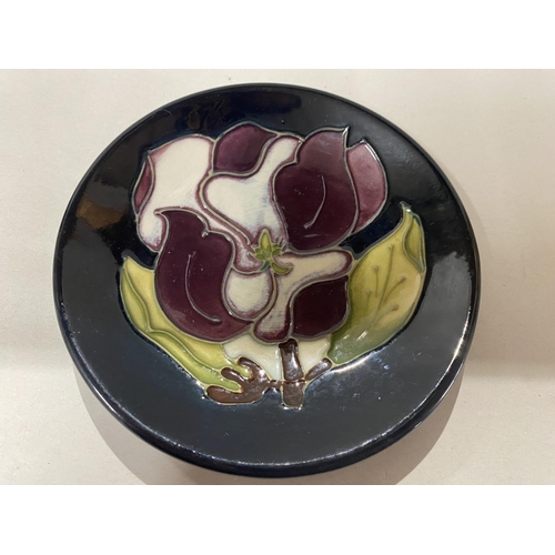 126 - Moorcroft 'Wine Magnolia' Pin Dish, 5