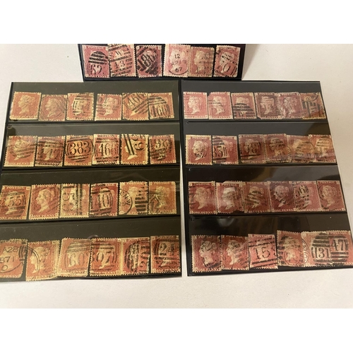 8 - Collection of 72 Penny Red Stamps