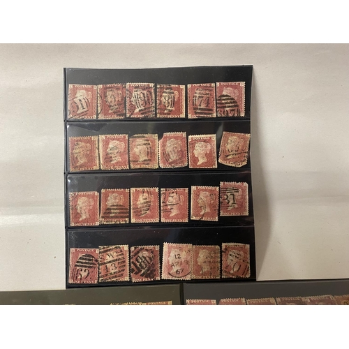 8 - Collection of 72 Penny Red Stamps