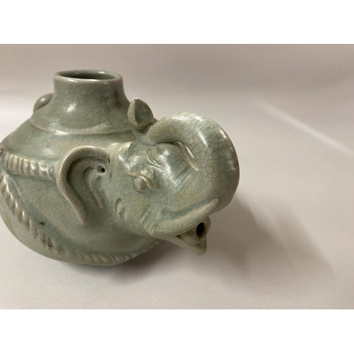 69 - Rare Chinese Celadon Glaze 'Elephant' Teapot