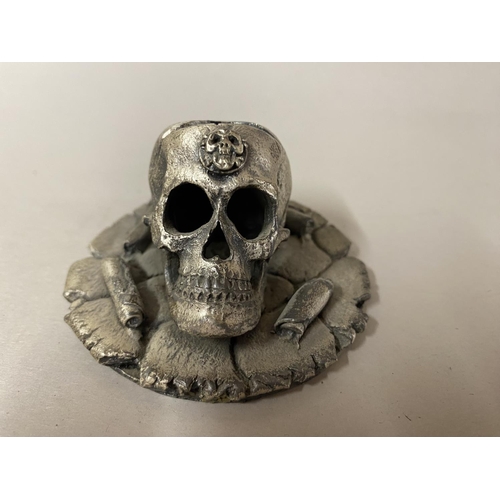 162 - Pewter Mystic Legends Skull