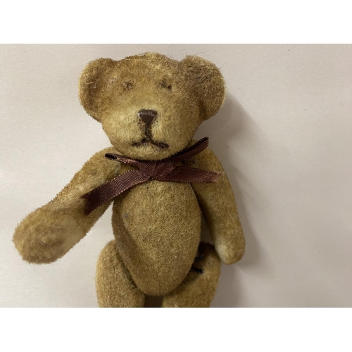 165 - Vintage Solid Form Articulated Teddy, 7