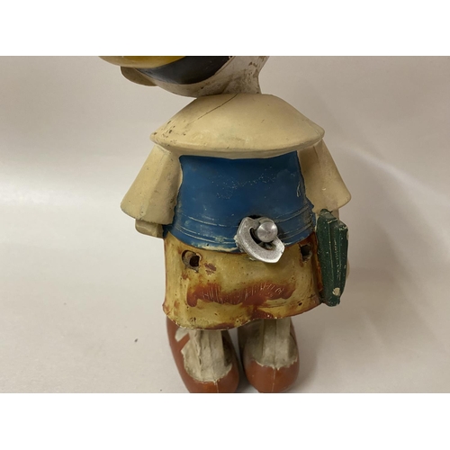 95 - Vintage Rare Wind Up Pinnochio - Winds Ok, Wobbles - Age Wear