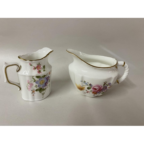 238 - 2 x Royal Crown Derby, Derby Posies Jugs