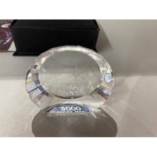 57 - Swarovski Celebrate 2000 Boxed Paperweight with Certificate