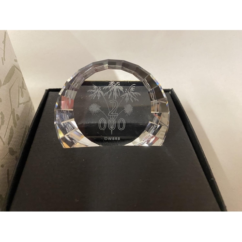 58 - Swarovski Celebrate 2000 Boxed Paperweight - No Certificate