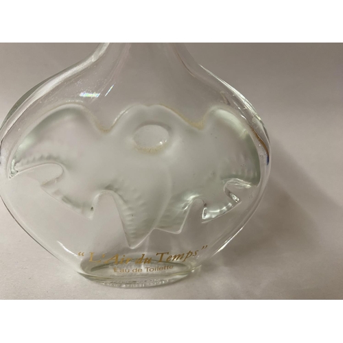 72 - Lalique Bottle (empty) 100ml - L'air du Temps