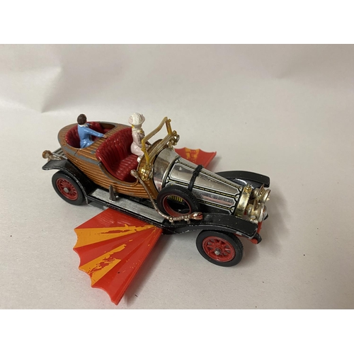 202 - Corgi - Chitty Chitty Bang Bang - 2 x Figures Missing & Wings Stuck Open