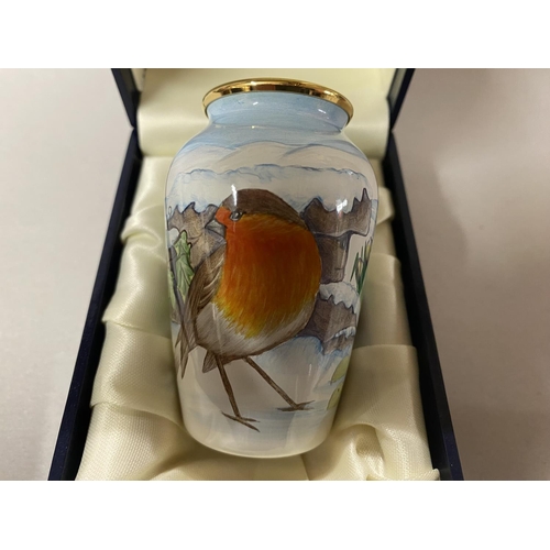 30 - Moorcroft Enamel Boxed Limited Edition 2.75