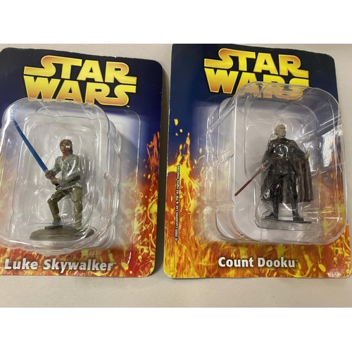 170 - Star Wars Metal Figures - Luke Skywalker & Count Dookin - 2