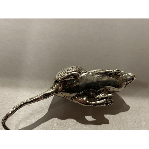 78 - 925 Silver 'Rat' Pin Cushion