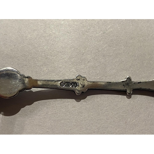 137 - Dutch? Silver 900 Grade Caddy Spoon