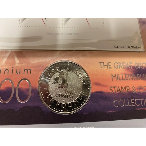 16 - Millennium 2000 Coin & Stamp Pack