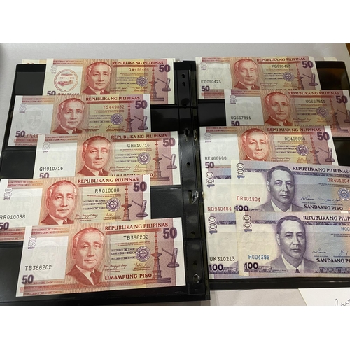 17 - Approx. 50 Philipines Bank Notes of Various Denominations