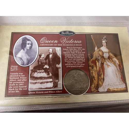 20 - Limited Edition Queen Victoria 1899 Silver Crown Cover, Signed by Annette Crosbie