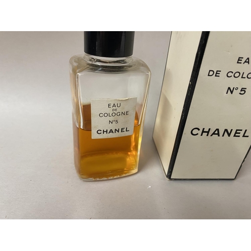 52 - Vintage Chanel Number 5 60cc Part Full Perfume Bottle, Boxed