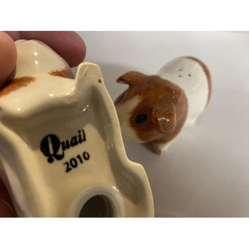 68 - Quail - Guinea Pig Cruet Set